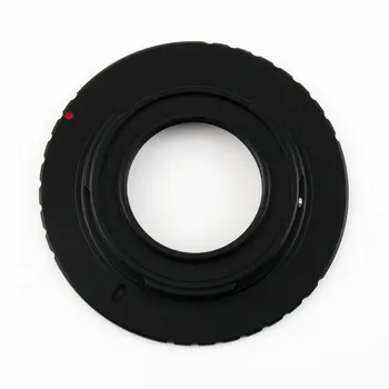 Черен анодизиран алуминиев метален адаптер Камера Конвертиране на пръстен за Olympus PM1 C Mount обектив към микро 4/3 M4/3 за Panasonic GX1 GF5