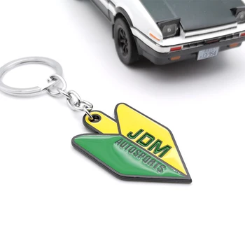 японски стил метален ключодържател Jdm кола висулка емблема лого за Honda Toyota Vw Bmw декоративни консумативи аксесоари за кола
